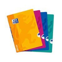 OXFORD Cahier OpenFlex A4 Grands Carreaux Seyès 140 Pages Agrafées Couverture Polypro Coloris Assortis - Image principale