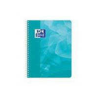 OXFORD Cahier Lagoon 17x22cm Petits Carreaux 5mm 100 Pages Reliure Intégrale Couverture Polypro Coloris Assort - Image principale