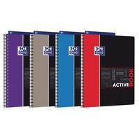 OXFORD Cahier Etudiants Activebook A4+ Grands Carreaux Seyès 160 Pages Reliure Intégrale Couverture Polypro Co - Image principale
