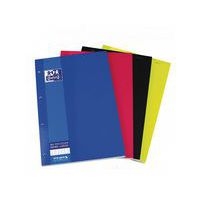 OXFORD Bloc-Notes Color Life A4+ Grands Carreaux Seyès 160 Pages Reliure Agrafée Tête Couverture Carte Coloris - Image principale