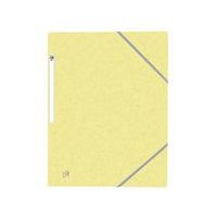 OXFORD Chemise 3 Rabats Top File + A4 avec Elastique Couverture Carte Jaune Pastel - Image principale