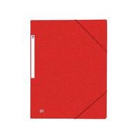 OXFORD Chemise 3 Rabats Top File + A4 avec Elastique Couverture Carte Rouge - Image principale