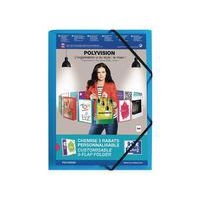 Chemise 3 rabats polypropylène polyvision A4 élastique - Oxford - Image principale