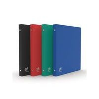 Classeur Memphis 17x22cm Dos 20mm 2 Anneaux Ronds Couverture Polypro Coloris Assortis - Image principale