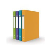 OXFORD Classeur Memphis A4 Dos 40mm 4 Anneaux Ronds Couverture Polypro Coloris Assortis - Image principale