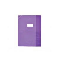 OXFORD Protège-Cahier Strong Line 24x32cm avec Rabat Marque-Page PVC Translucide 15/100ème Violet - Image principale