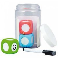 Set de 3 dés réécrivables - Image principale