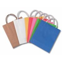 Sac en papier blanc vergé à décorer (Lot de 20) - Image 4