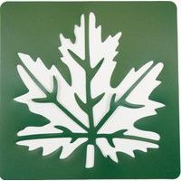 Ensemble de 12 pochoirs variétés de feuilles d'arbres 200 x 200 mm - Image 2