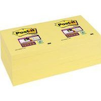 Bloc 90 feuilles 47.6x47.6 mm jaune Super Sticky (Lot de 12) - Image 2