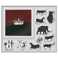 Kit 20 feuilles A4 en 4 paysages rupestres - Image 2