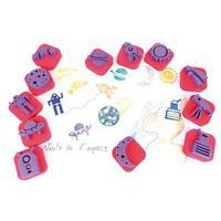 Maxi pack de 84 mini tampons 7 thèmes assortis - Image 6