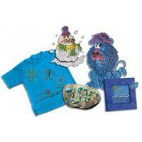 Assortiment de 5 flacons 250 ml peinture 3D + 10 stylos applicateurs vides offerts - Image 2