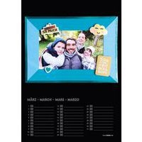 Calendrier papier noir 17 x 24 cm à personnaliser - Image 2