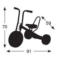 Super chopper Hauteur de selle 34 cm - Image 2