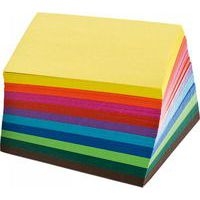 Paquet 500 feuilles papier 70g Origami 7.5 x 7.5 cm couleurs assorties - Image 2