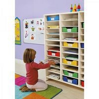 Meuble haut 30 cases bouleau MobiNathan - Image 2