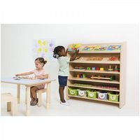 Grand meuble multi-étagères bouleau MobiNathan - Image 2