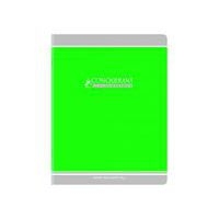 CONQUERANT Cahier Classique 17x22cm Grands Carreaux Seyès 96 Pages Agrafées Couverture Carte Recyclée Coloris - Image 2