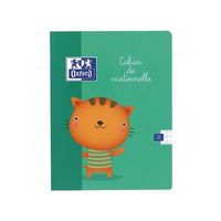 OXFORD Cahier Maternelle 17x22cm Réglure Double Ligne 3/10mm 32 Pages Agrafées Couverture Carte Coloris Assort - Image 5