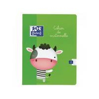 OXFORD Cahier Maternelle 17x22cm Réglure Double Ligne 3/10mm 32 Pages Agrafées Couverture Carte Coloris Assort - Image 4