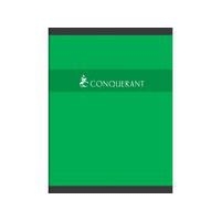 CONQUERANT Cahier 24x32cm Grands Carreaux Seyès 48 Pages Agrafées Couverture Carte Coloris Assortis - Image 2