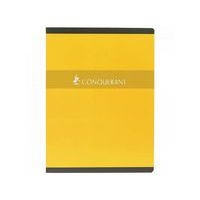 CONQUERANT Cahier 24x32cm Grands Carreaux Seyès 96 Pages Agrafées Couverture Carte Coloris Assortis - Image 2