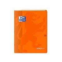 OXFORD Cahier EasyBook 24x32cm Grands Carreaux Seyès 96 Pages Agrafées Couverture Polypro Orange - Image 2