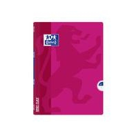 OXFORD Cahier OpenFlex 24x32cm Grands Carreaux Seyès 140 Pages Agrafées Couverture Polypro Coloris Assortis - Image 2