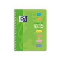 OXFORD Cahier de Textes 17x22cm Grands Carreaux Seyès 148 Pages Reliure Intégrale Couverture Carte Coloris Ass - Image 5