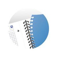 OXFORD Cahier Etudiants Multinotes A4+ Petits Carreaux 5mm 160 Pages Reliure Intégrale Couverture Polypro Colo - Image 2