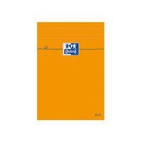 OXFORD Bloc-Notes Orange 11x17cm Petits Carreaux 5mm 80 Feuilles Agrafées Couverture Carte Enduite Orange - Image 2