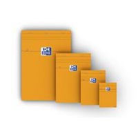 OXFORD Bloc-Notes Orange A4 Petits Carreaux 5mm 80 Feuilles Agrafées Couverture Carte Enduite Orange - Image 5