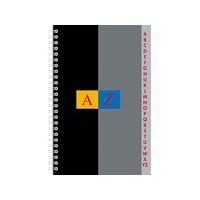 CONQUERANT Répertoire 11x17cm Petits Carreaux 5mm 100 Pages Reliure Intégrale Couverture Carte Recyclée Colori - Image 3