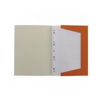 OXFORD Feuilles Simples A4 Petits Carreaux 5mm Margés 200 Pages Etui Carte Orange - Image 3
