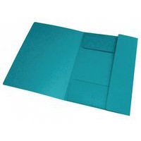 OXFORD Chemise 3 Rabats Top File + A4 avec Elastique Couverture Carte Bleu Aqua - Image 2