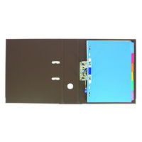 OXFORD Classeur à Levier Smart Pro+ A4XL Dos 80mm 2 Anneaux en D Couverture Polypro Rembordée Marron - Image 3