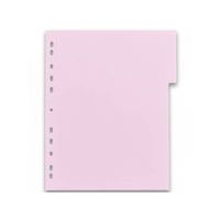 Intercalaires Neutres A4 6 Positions Polypro Translucide Epaisseur 30/100ème Coloris Assortis - Image 2