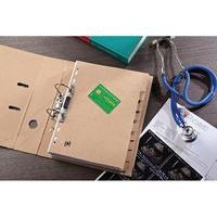 Intercalaires Neutres Touareg A4 6 Positions Carte Recyclée Epaisseur 265g Beige Naturel - Image 2