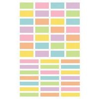 Pochette 4 feuilles gommettes géométriques - rectangles - Image 2