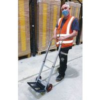 Diable alu - Roues caoutchouc - Capacité 90 kg - Image 9