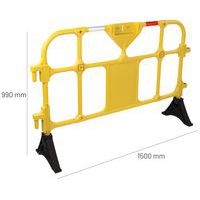 Barrière plastique avec pieds - Manutan Expert - Image 7