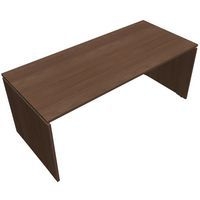 Bureau rectangulaire 180x80 cm ép.25 mm noyer ambré - Image principale