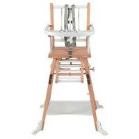 Chaise haute traditionnelle MARCEL transformable Hybride Blanc - Image 3