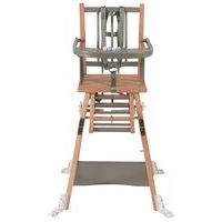 Chaise haute traditionnelle MARCEL transformable Hybride Gris - Image 2