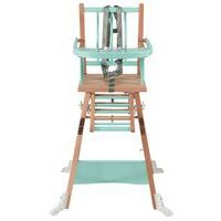 Chaise haute traditionnelle MARCEL transformable Hybride Vert Mint - Image 3