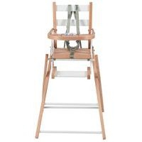 Chaise haute SARAH extra-pliante Hybride Blanc - Image 2