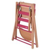 Chaise haute SARAH extra-pliante Hybride Fuschia - Image 3