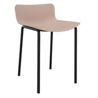 Tabouret bas Popp coque polycarbonate/piètement acier - Image 8