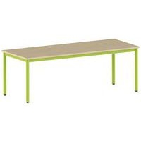 Table Carélie rectangulaire 200 x 80 cm fixe 4 pieds stratifié - Image principale
